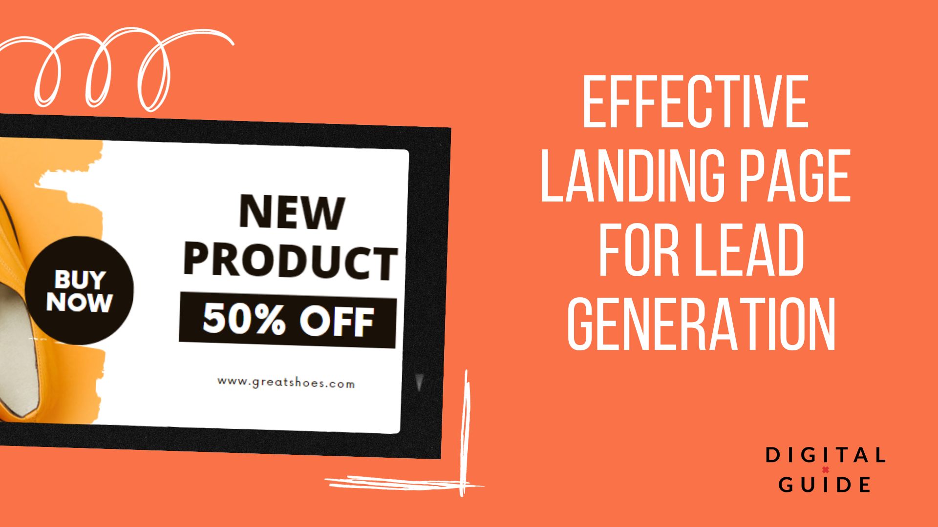 Image of a tablet displaying an effective landing page for lead generation, featuring a clean and user-friendly design with compelling visuals and a clear call-to-action.